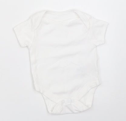 Primark Baby White   Babygrow One-Piece Size 3-6 Months