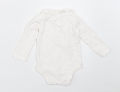 TU Girls White   Babygrow One-Piece Size 3-6 Months