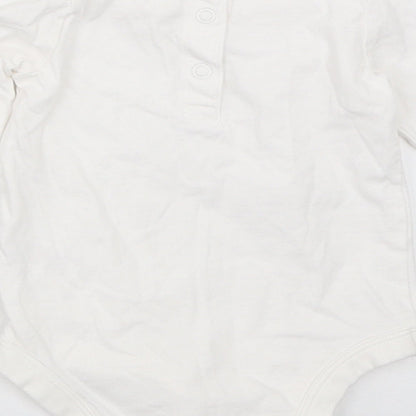 TU Girls White   Babygrow One-Piece Size 3-6 Months