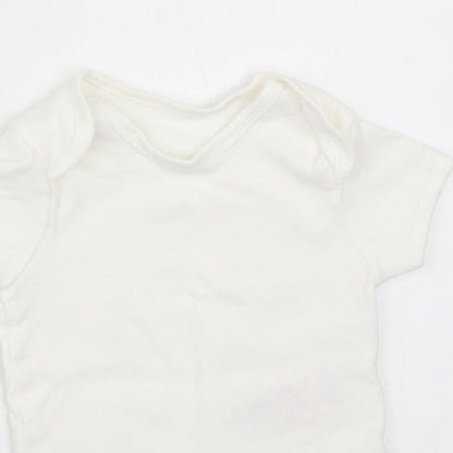 Primark Baby White   Babygrow One-Piece Size 0-3 Months