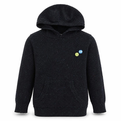 Front view of RESERVED boys’ grey pullover hoodie, size 8, years