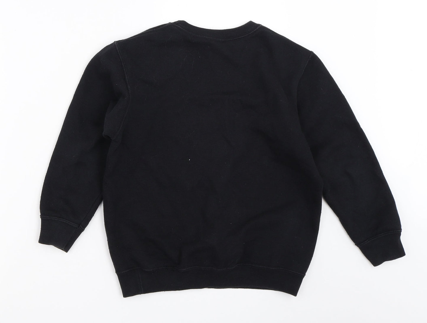 Fruit of the Loom Boys Black   Pullover Sweatshirt Size 7-8 Years