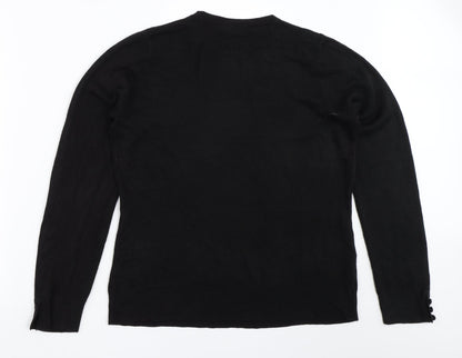 BHS Womens Black   Pullover Jumper Size 16