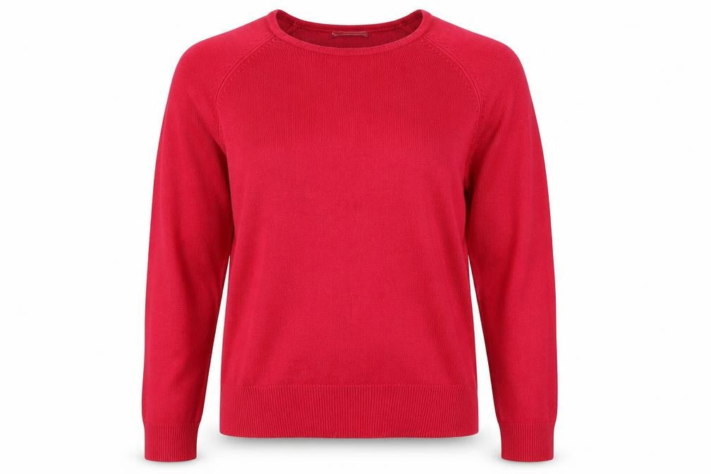 Womens UK Size 14 Papaya Pink Pullover Jumper