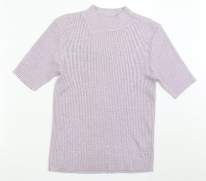 Womens UK Size M Bonmarché Purple Pullover Jumper