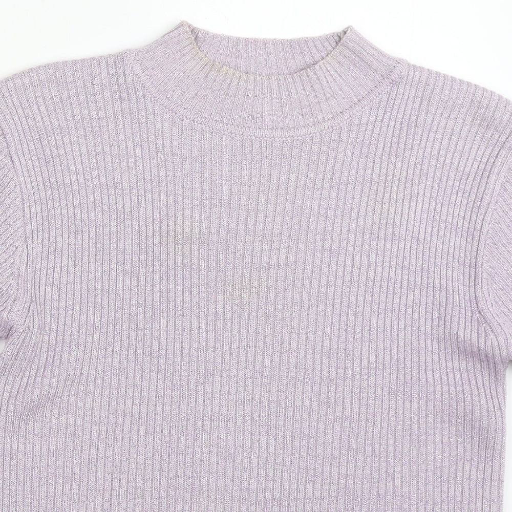Womens UK Size M Bonmarché Purple Pullover Jumper