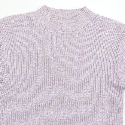 Womens UK Size M Bonmarché Purple Pullover Jumper