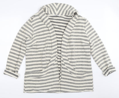 George Womens Ivory Striped  Jacket  Size 20