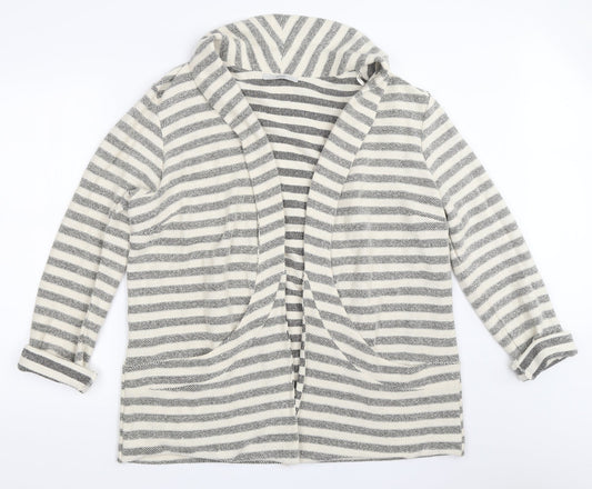 George Womens Ivory Striped  Jacket  Size 20