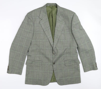 Avenue Mens Green   Jacket Blazer Size 38