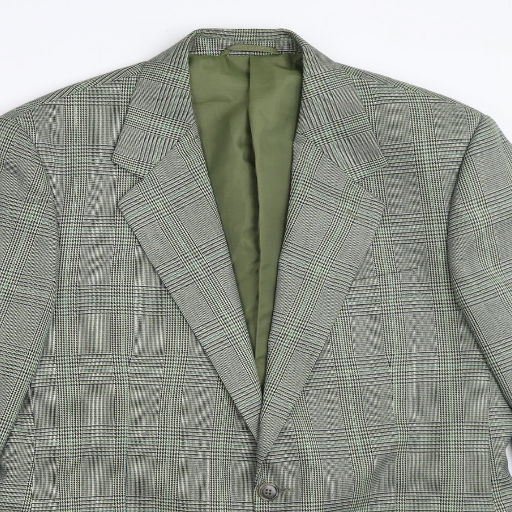 Avenue Mens Green   Jacket Blazer Size 38