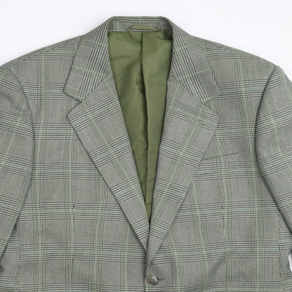 Avenue Mens Green   Jacket Blazer Size 38