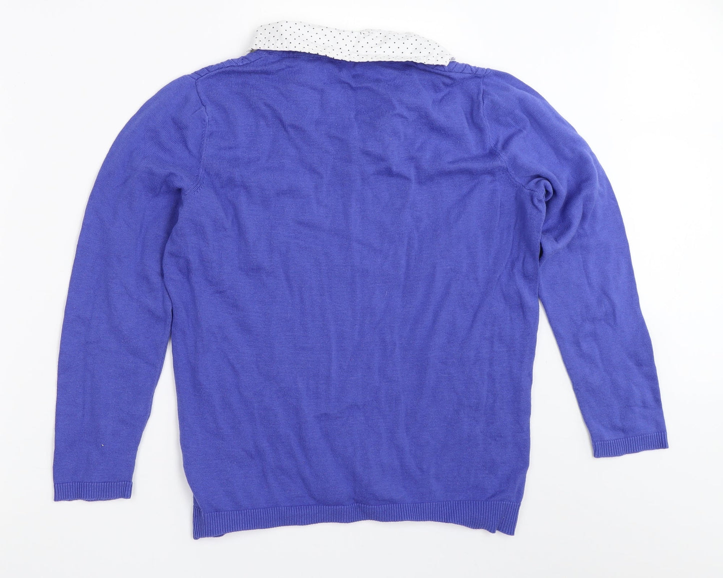Womens UK Size 12 Bonmarché Blue Pullover Jumper