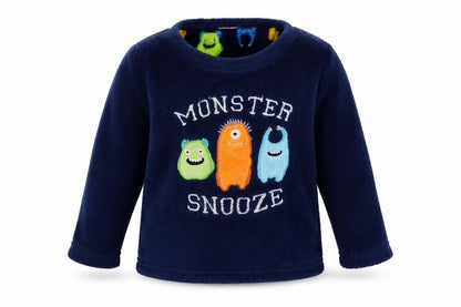 Front view of Preworn boys’ blue solid pyjama top, size 4-5, years