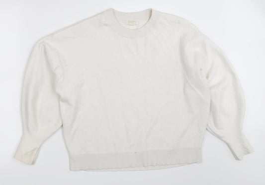 Womens UK Size S H&M White Pullover Jumper