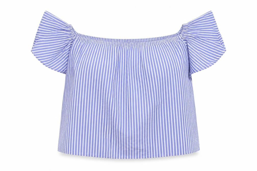 Womens UK Size XS Zara Blue Basic Blouse