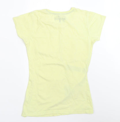 Atmosphere Womens Yellow   Basic T-Shirt Size 6