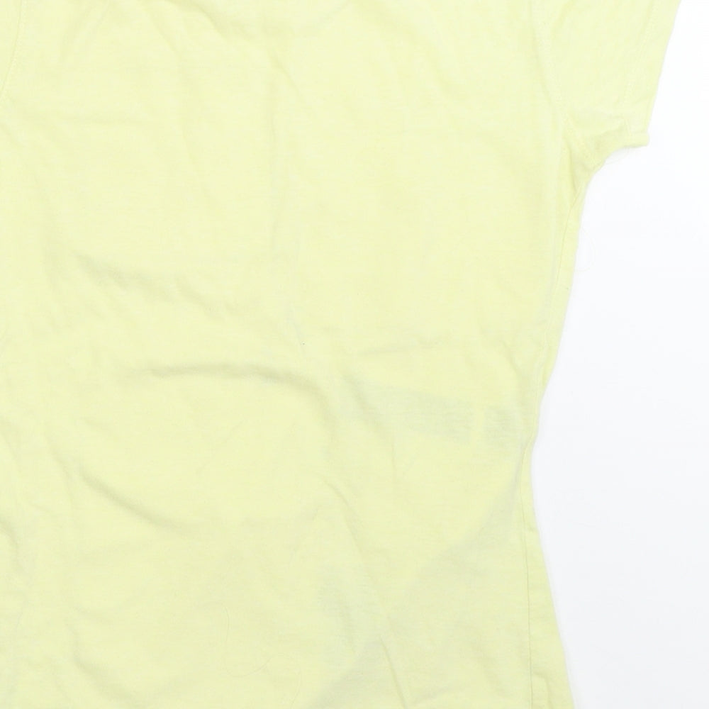 Atmosphere Womens Yellow   Basic T-Shirt Size 6