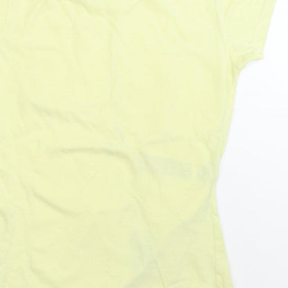 Atmosphere Womens Yellow   Basic T-Shirt Size 6