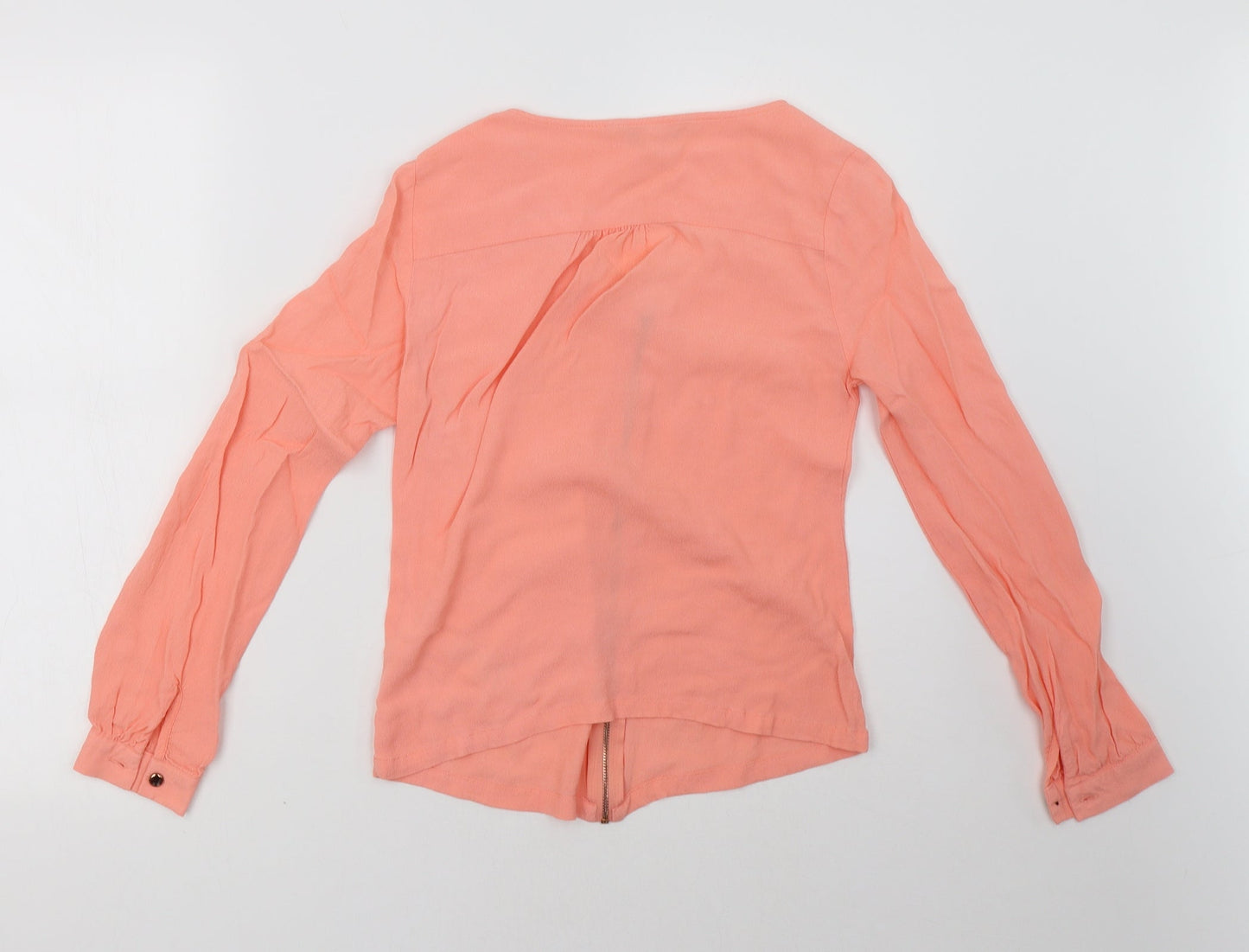 Womens UK Size 8 Yumi Pink Basic Blouse