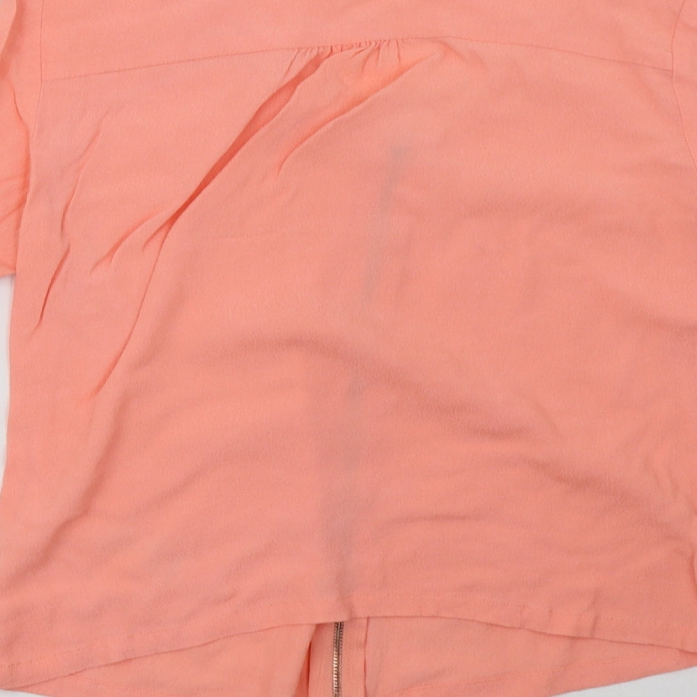 Womens UK Size 8 Yumi Pink Basic Blouse