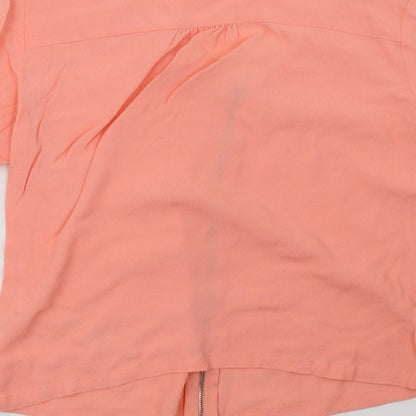 Womens UK Size 8 Yumi Pink Basic Blouse