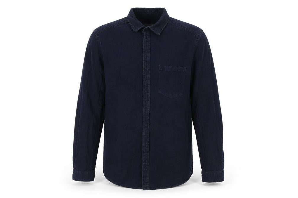 Mens UK Size L Topman Blue  Button-Up Long Sleeve Casual Shirt
