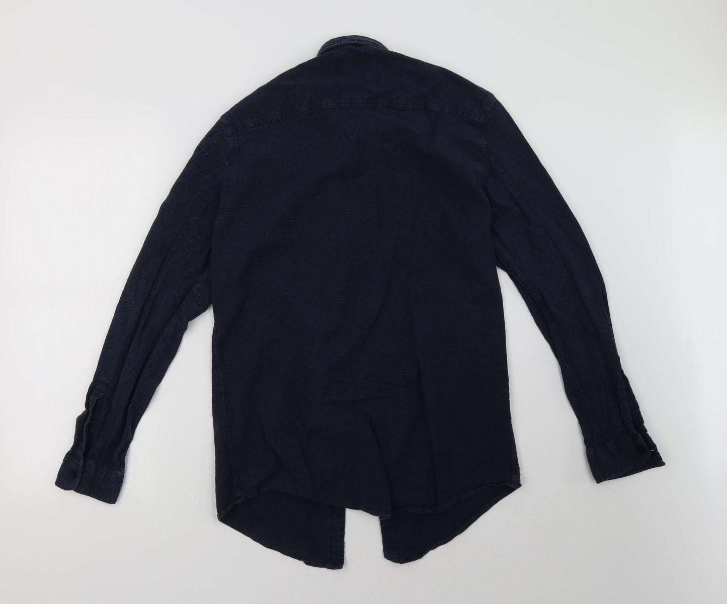 Topman Mens Blue    Button-Up Size L