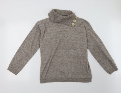 Preworn Womens Beige   Pullover Sweatshirt Size M