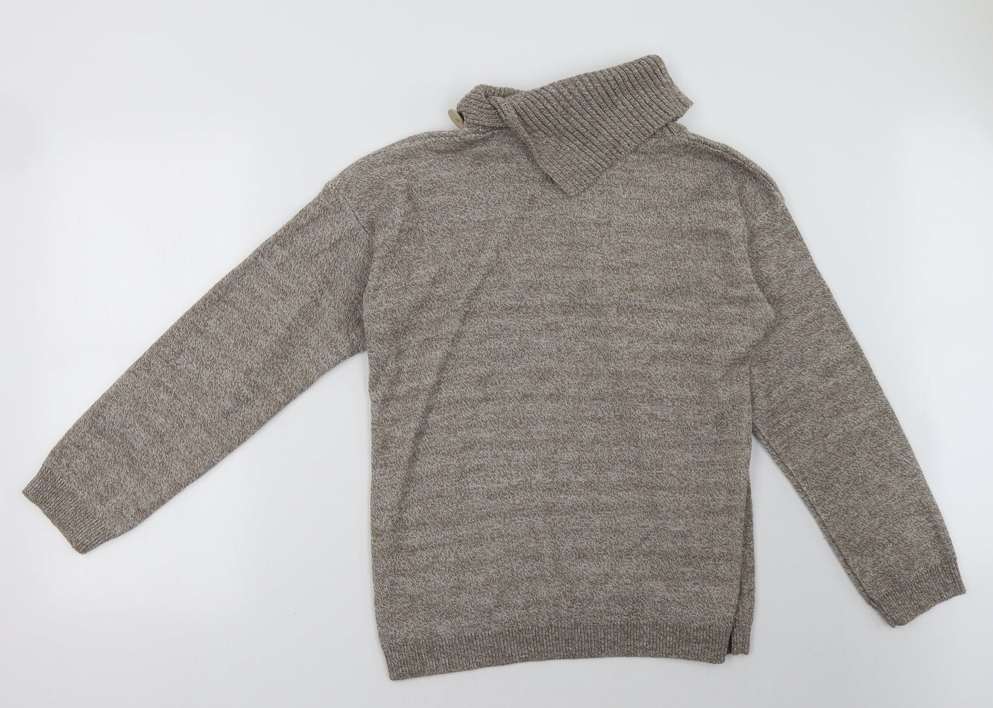 Preworn Womens Beige   Pullover Sweatshirt Size M