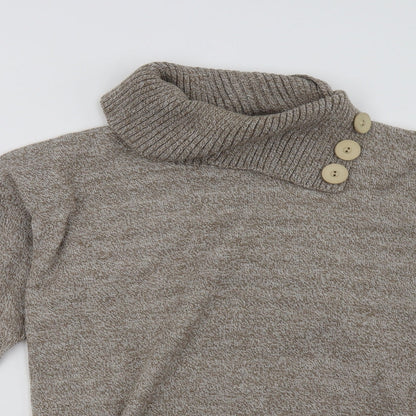 Preworn Womens Beige   Pullover Sweatshirt Size M