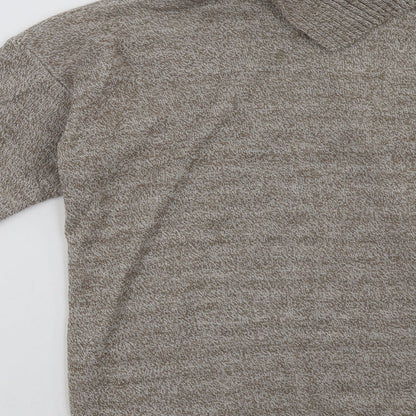 Preworn Womens Beige   Pullover Sweatshirt Size M
