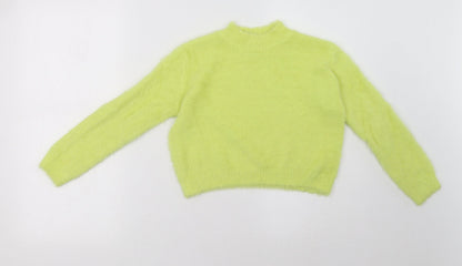 Primark Girls Green   Pullover Sweatshirt Size 9-10 Years