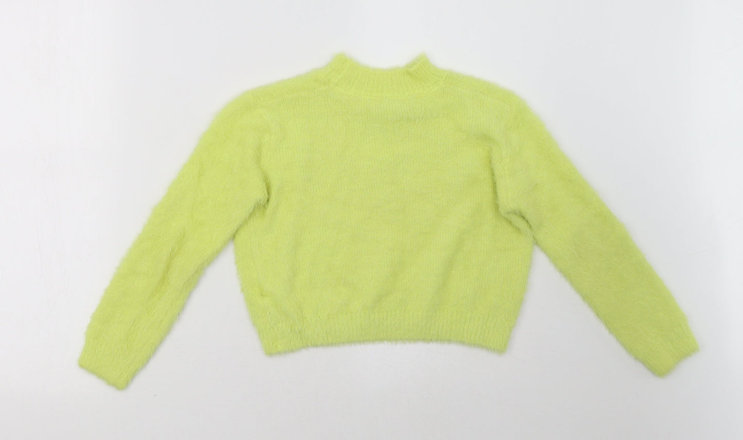 Primark Girls Green   Pullover Sweatshirt Size 9-10 Years