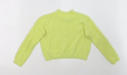 Primark Girls Green   Pullover Sweatshirt Size 9-10 Years