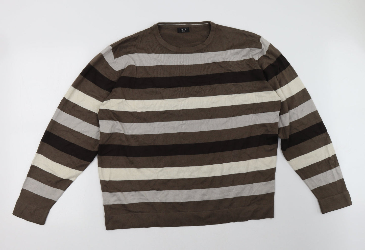 Womens UK Size L NEXT Brown Pullover Sweatshirt