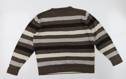Womens UK Size L NEXT Brown Pullover Sweatshirt
