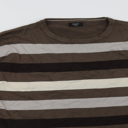 Womens UK Size L NEXT Brown Pullover Sweatshirt