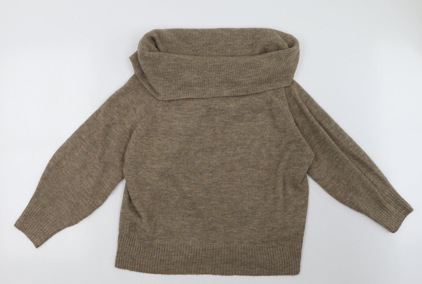 H&M Womens Beige   Pullover Sweatshirt Size S