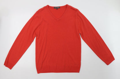 Mens UK Size M Marks and Spencer Pink Pullover Sweatshirt