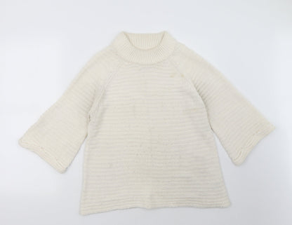 Matalan Womens White   Pullover Sweatshirt Size M