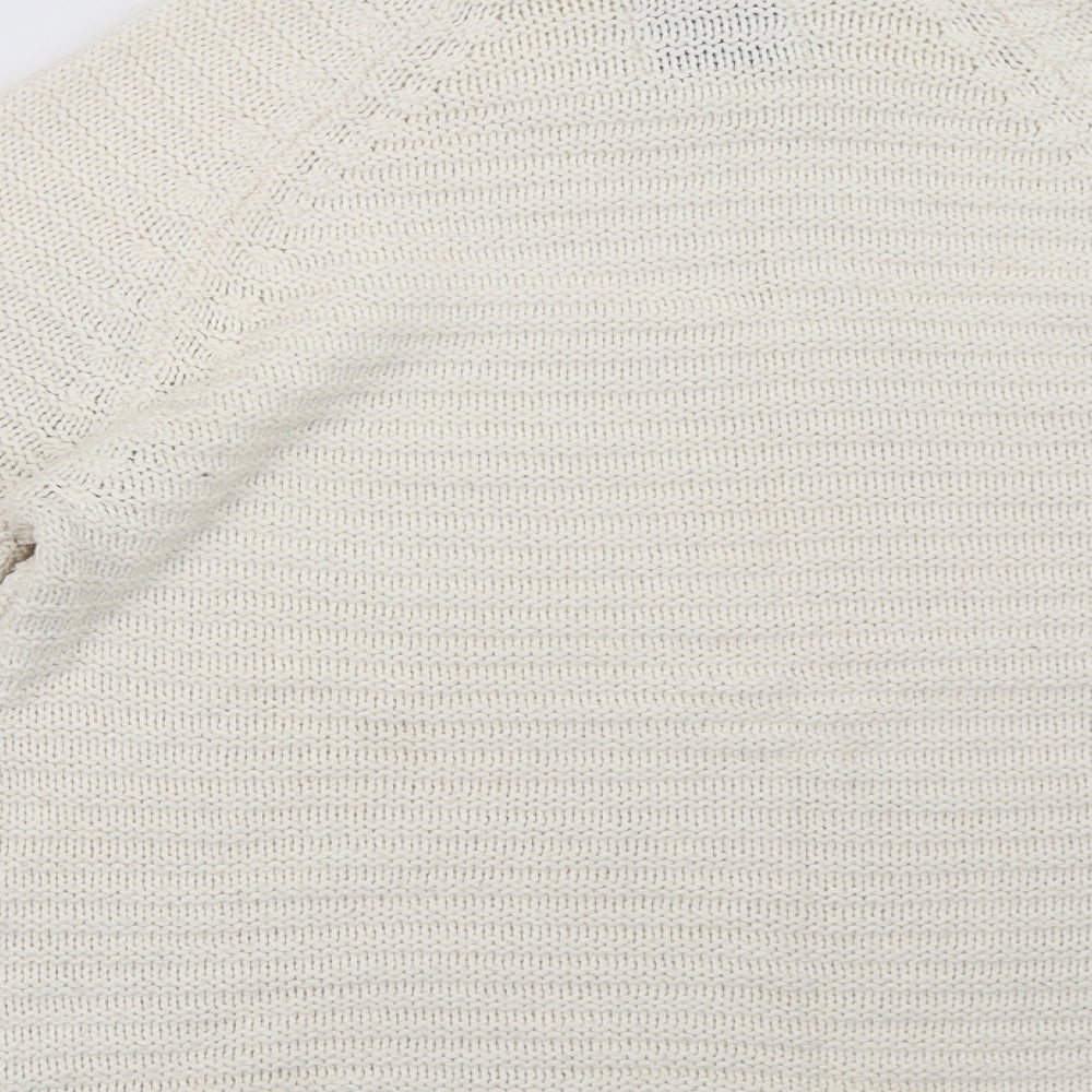 Matalan Womens White   Pullover Sweatshirt Size M