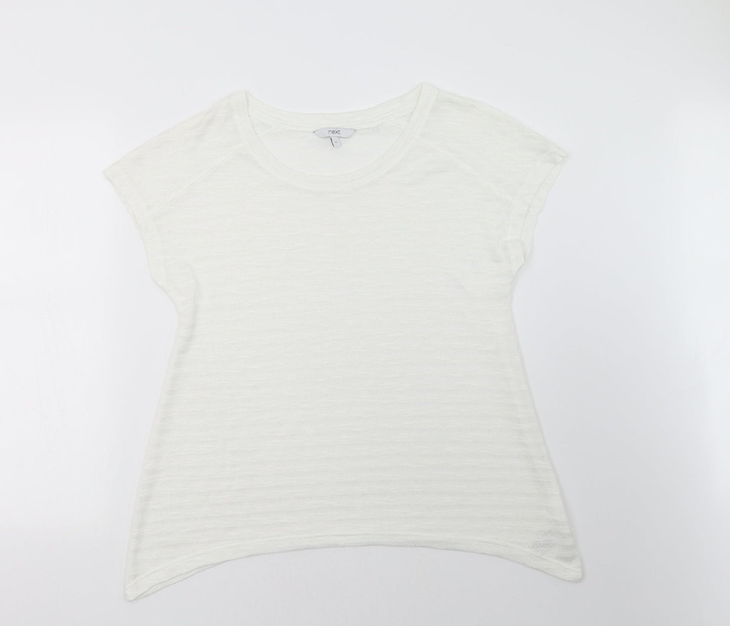 Womens UK Size 12 NEXT White Pullover Sweatshirt