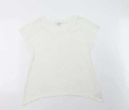 Womens UK Size 12 NEXT White Pullover Sweatshirt