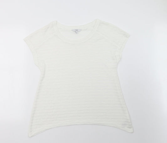 Womens UK Size 12 NEXT White Pullover Sweatshirt