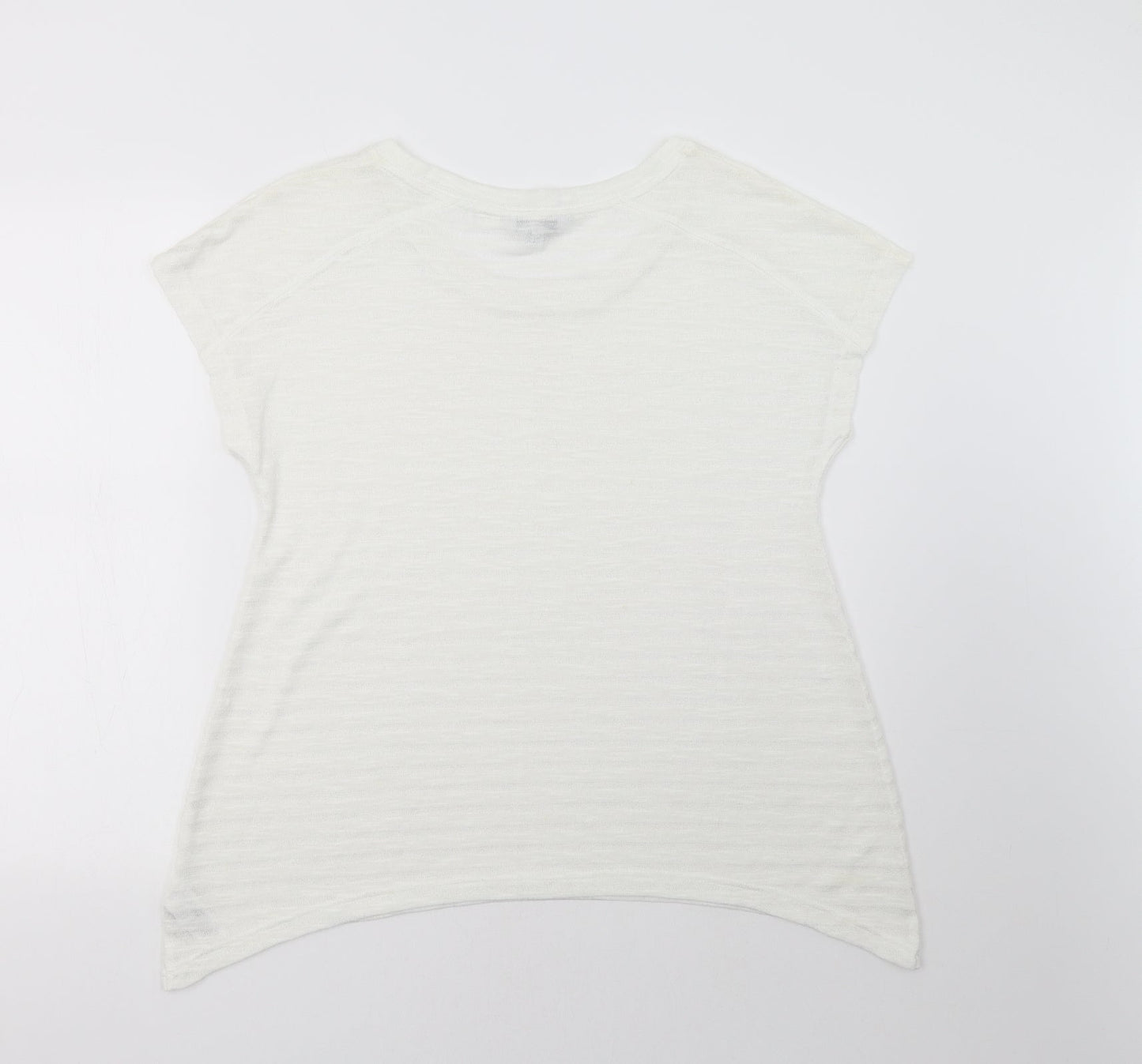Womens UK Size 12 NEXT White Pullover Sweatshirt