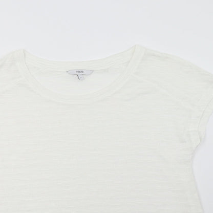Womens UK Size 12 NEXT White Pullover Sweatshirt