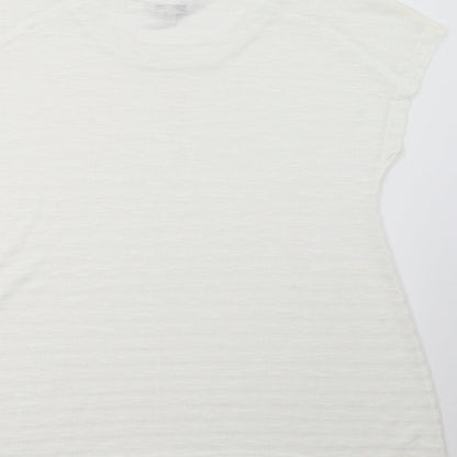 Womens UK Size 12 NEXT White Pullover Sweatshirt