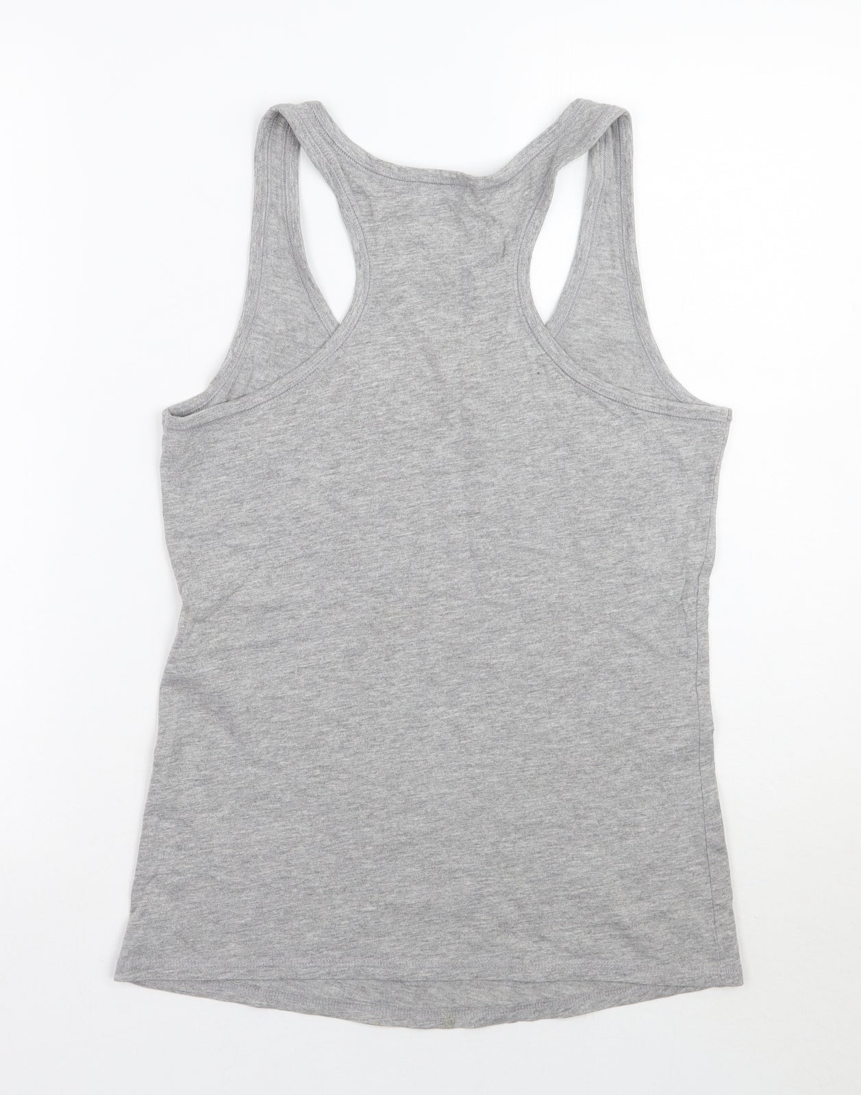 Womens UK Size M Newlook Grey Basic Tank