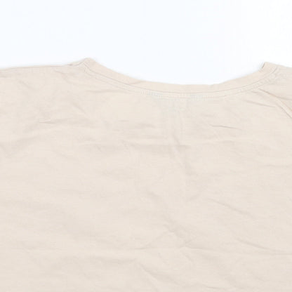 Newlook Womens Beige   Basic T-Shirt Size 10